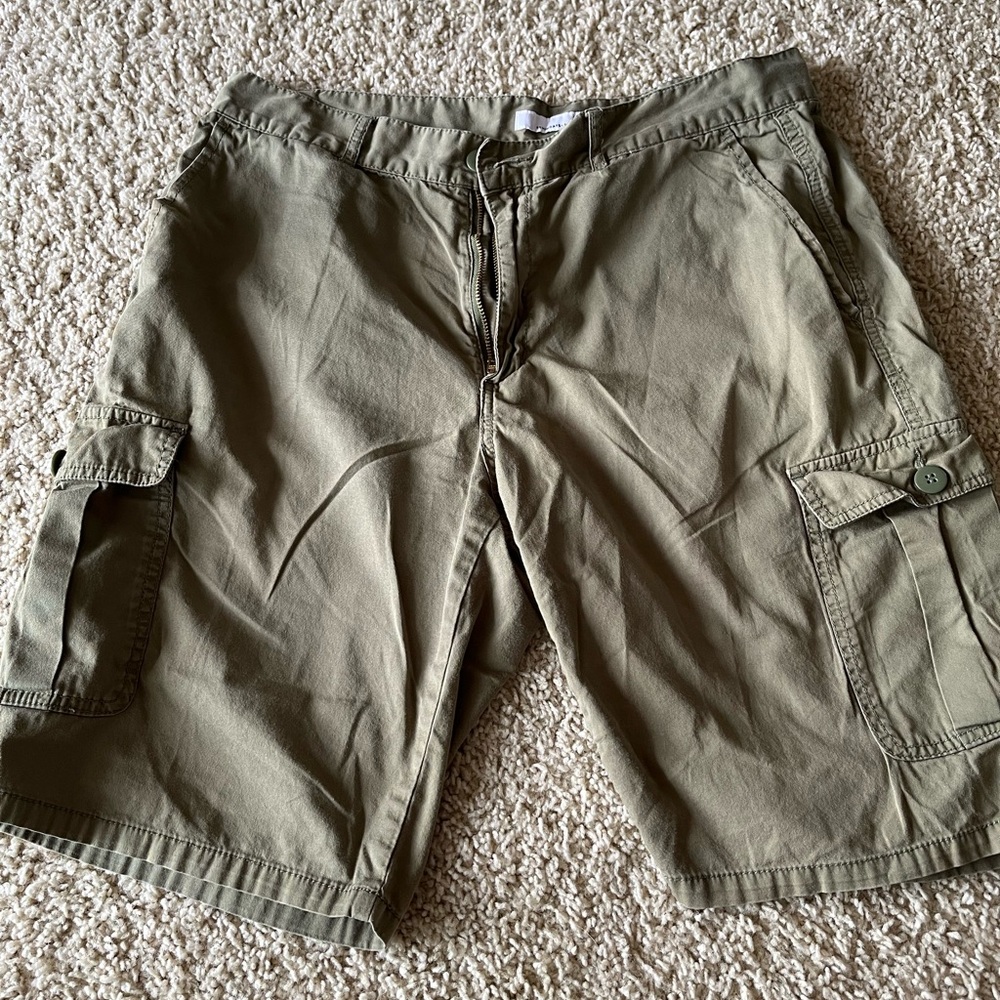 Men's SevenDays Olive Cargo Shorts